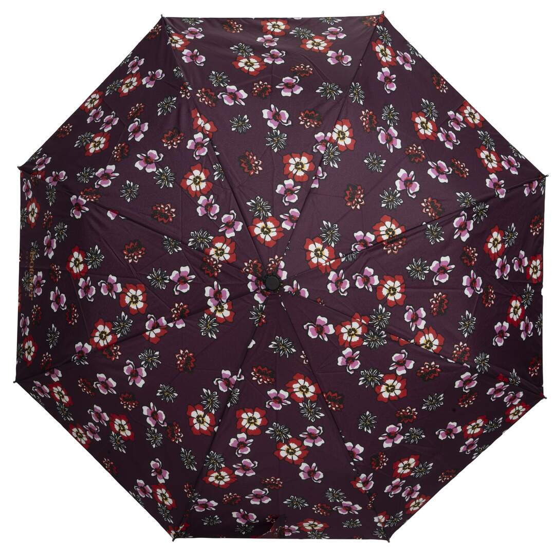 Isotoner Parapluie femme solide, ultra déperlant, à ouverture/ fermeture manuelle-3