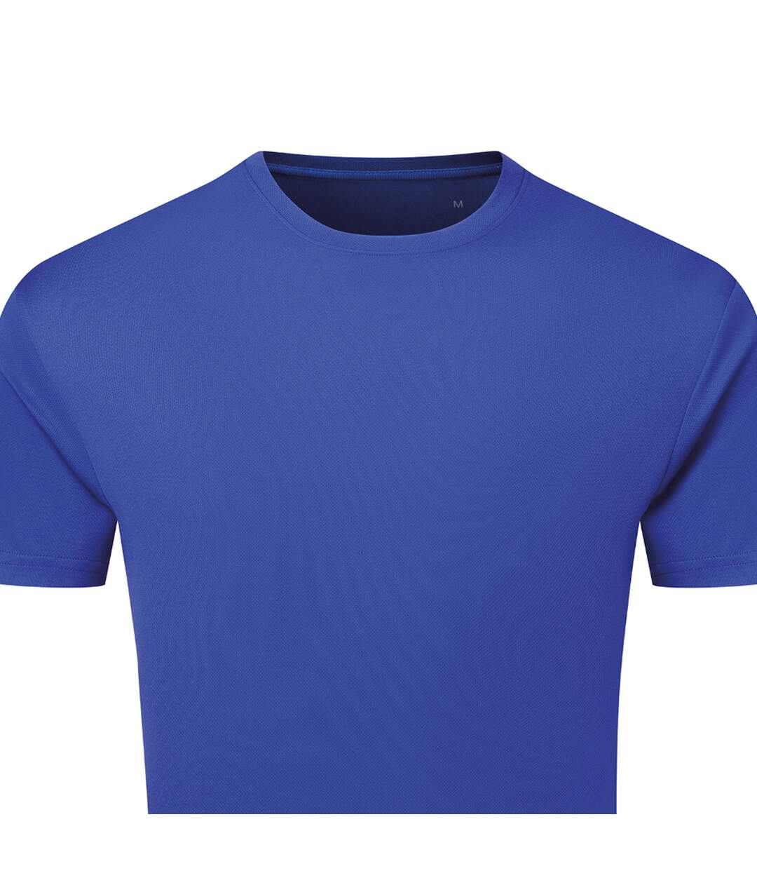 T-shirt Motif/style Texturé Homme Bleu Roi TriDri-2