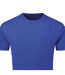 T-shirt Motif/style Texturé Homme Bleu Roi TriDri-2