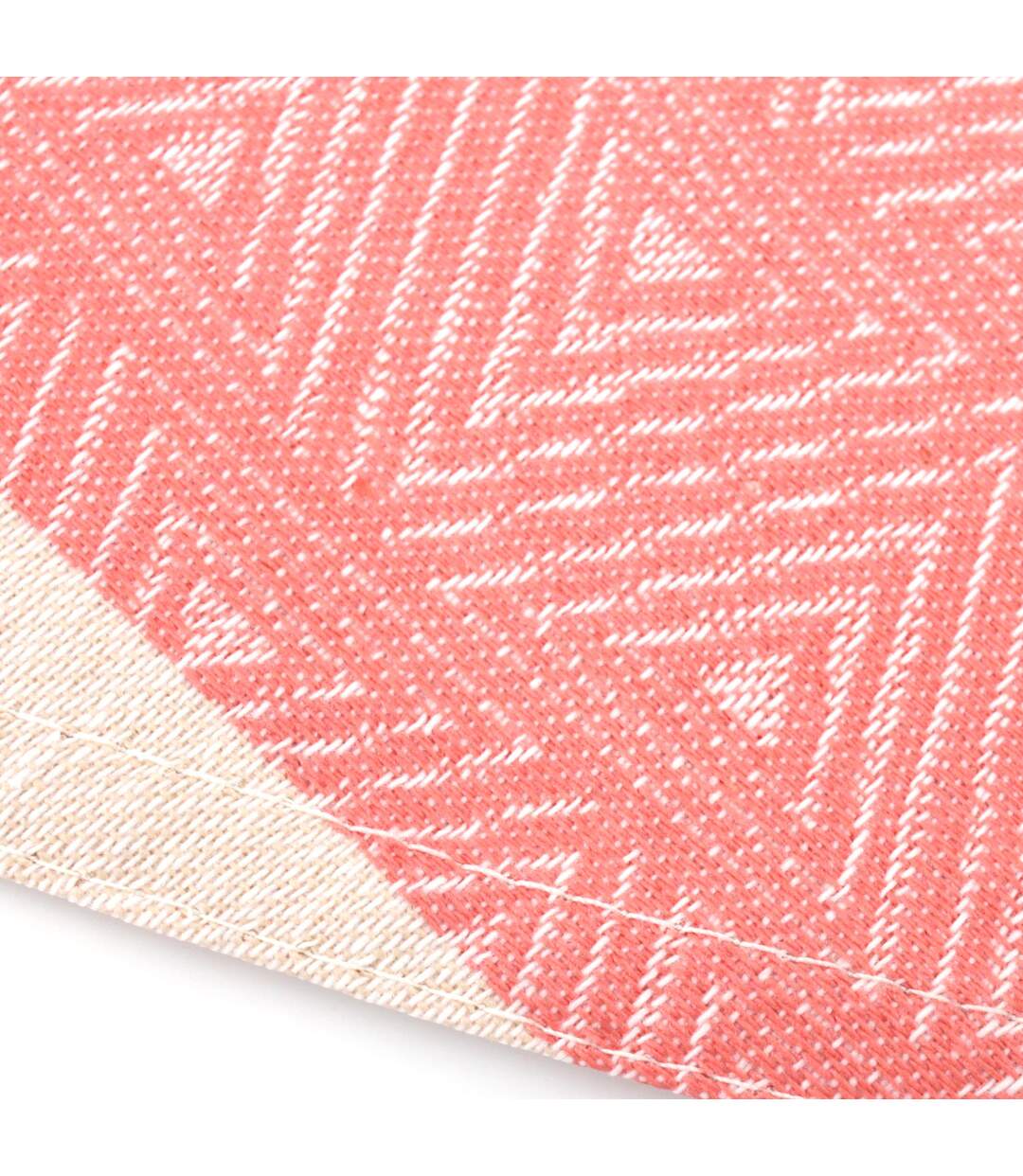Nappe Jacquard enduction acrylique CHARLESTON Rond-4