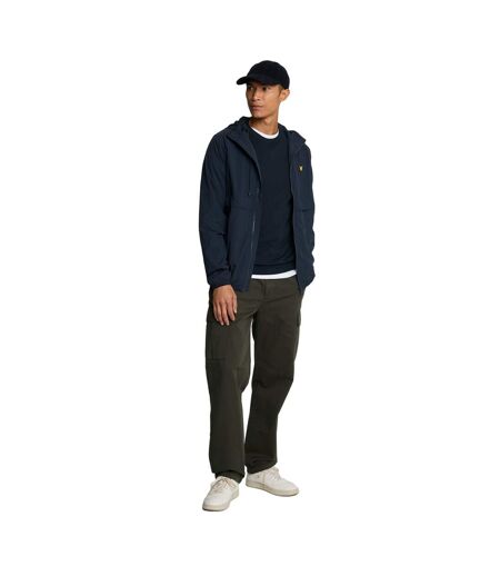 Pull à col ras-du-cou homme bleu marine foncé Lyle & Scott