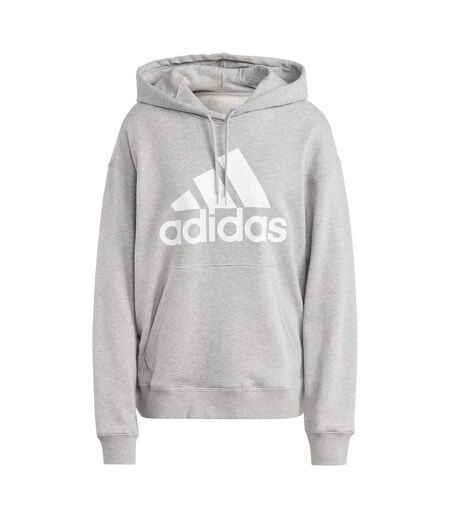 Sweat À Capuche Avec Cordons Badge Of Sport Femme Gris Chiné Chiné Adidas