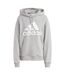 Sweat À Capuche Avec Cordons Badge Of Sport Femme Gris Chiné Chiné Adidas-1