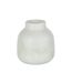 Vase Bouteille Déco Marbre 10cm Blanc-2