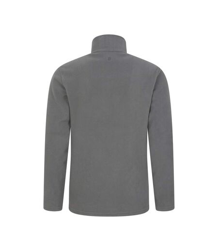 Mens Camber Ii Half Zip Fleece Top Dark Grey Mountain Warehouse