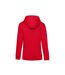 Femme/ladies Queen Hoody Rouge B&C-2