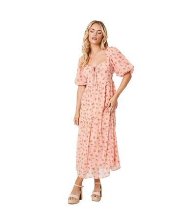 Robe mi-longue femme rose Dorothy Perkins