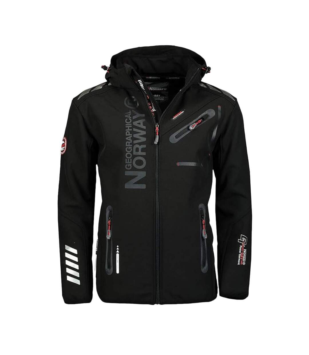 Veste Softshell Noire Noir Homme Geographical Norway Royaute-1