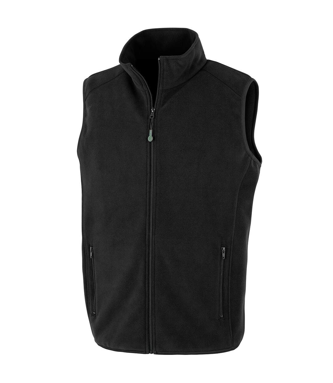 Mens polarthermic fleece body warmer black Result Genuine Recycled-1