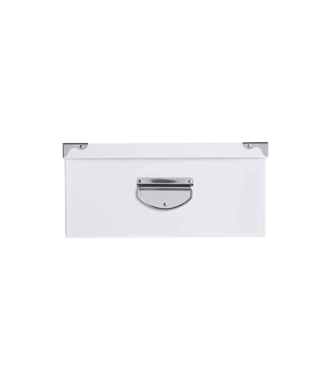 Lot de 6 Boîtes de Rangement Uni 48cm Blanc-3