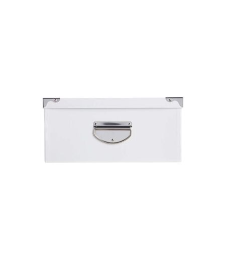 Set de 6 Boîtes de Rangement Uni 48cm Blanc