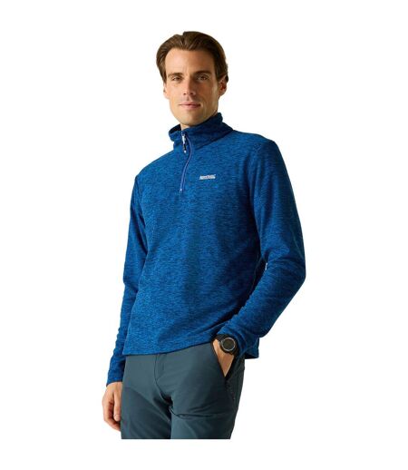 Mens Thompson Marl Half Zip Fleece Jacket Olympian Blue Regatta