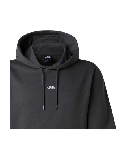 Mens Essential Overhead Relaxed Fit Hoodie Anthracite Grey The North Face