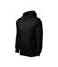 Womens/ladies Cape Pull Over Hoodie Black Malfini-3
