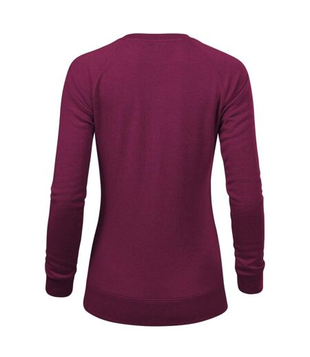 Sweat Merger Femme Rouge Foncé Malfini