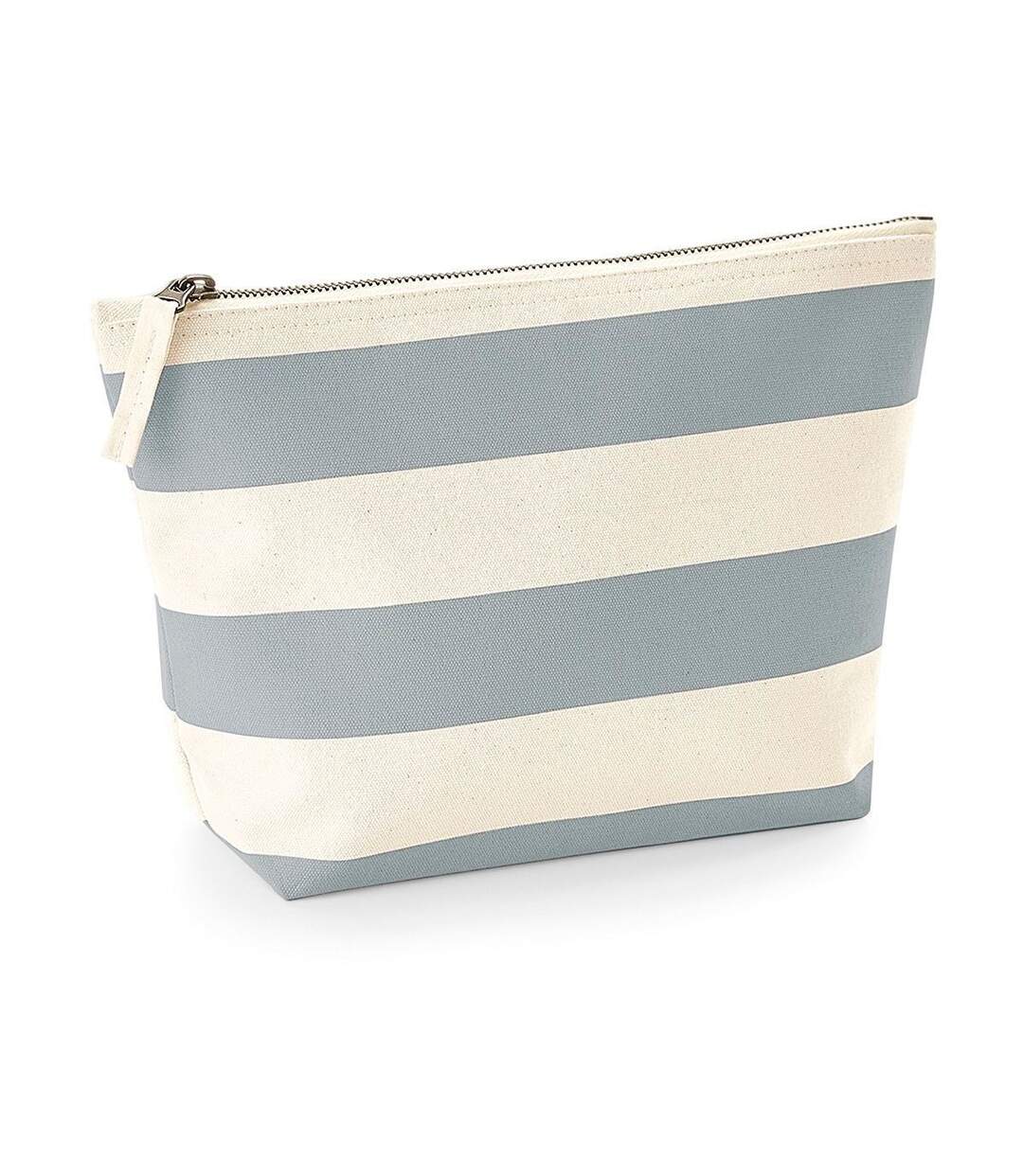 Trousse en coton - W684 - beige et gris