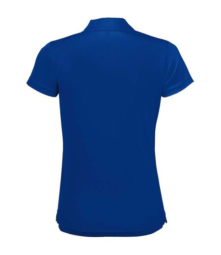 SOLS Womens/Ladies Performer Short Sleeve Pique Polo Shirt (Royal Blue)