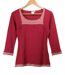 T-shirt Manches Longues Femme 100% Coton Fuchsia – Confort Absolu-2