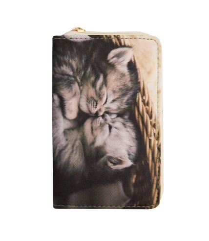 Forest Women/Ladies Leather Cat Purse () ()
