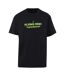 Mens I Am Flying Oversized T-shirt Noir Mister Tee-2