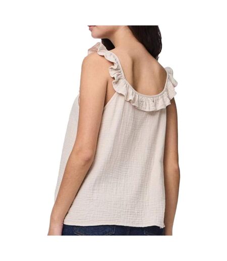 Top beige femme pieces astina
