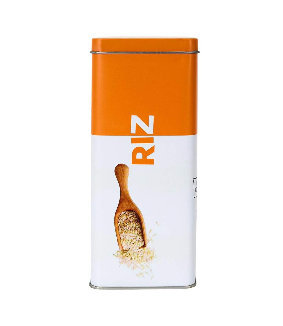 Boîte à Riz en Métal Ludique 18cm Orange-2
