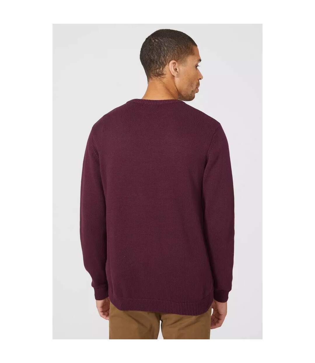 Pull Premium Homme Bordeaux Maine-3