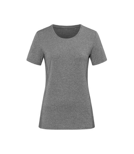 Womens/ladies recycled fitted t-shirt heather Stedman