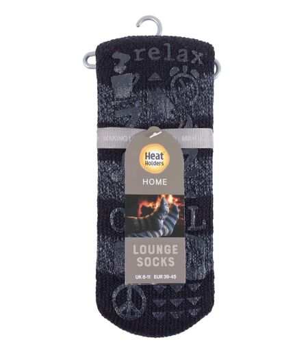 Chaussettes de Lit Homme Thermiques Antidérapantes