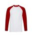 Fruit of the Loom - T-shirt - Adulte (Blanc / Rouge) - UTPC5798