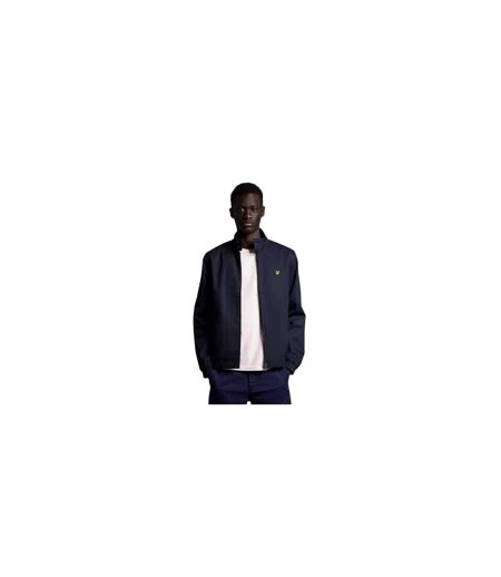 Blouson Harrington Motif/style Logo Homme Bleu Marine Lyle & Scott
