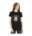 Disney Womens/Ladies Minnie Mouse Happy Christmas Cotton Boyfriend T-Shirt (Noir) - UTBI39247-2