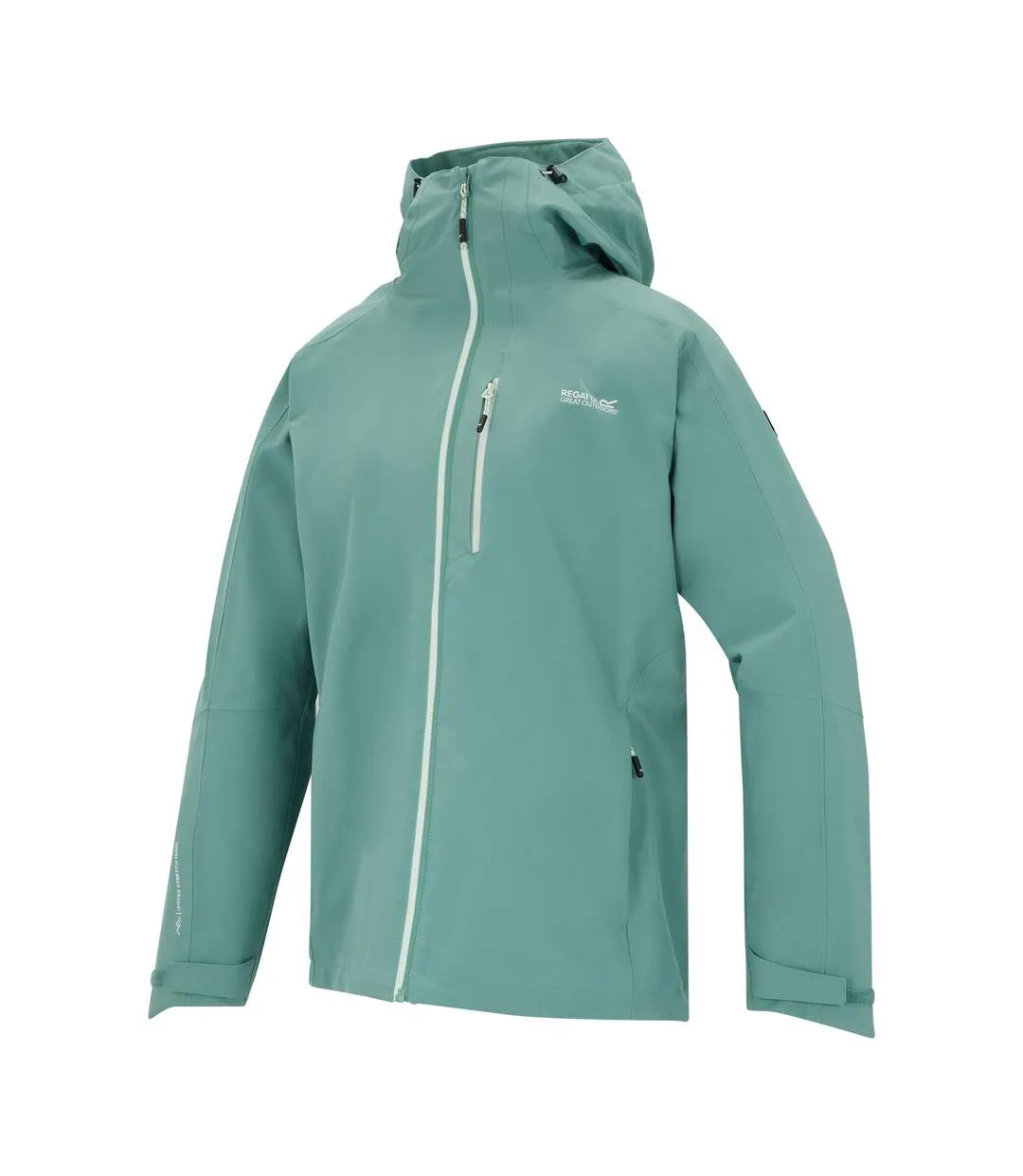Veste Imperméable À Capuche Birchdale Femme Vert Sarcelle Regatta-4