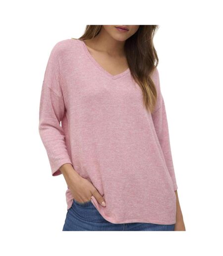 Pull rose femme vero moda briannas