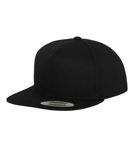 Casquette Motif/style 5 Panneaux Noir Flexfit