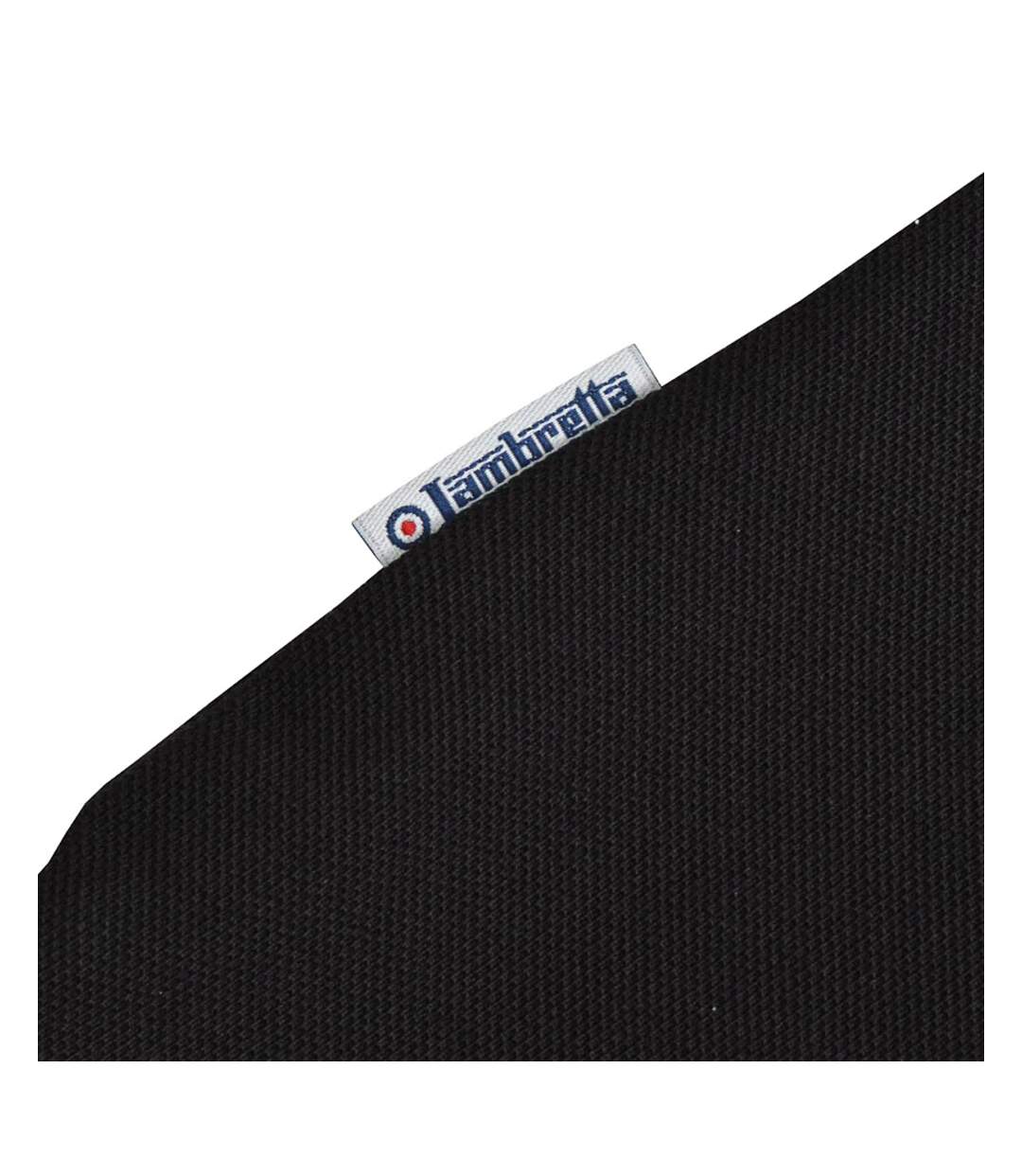 Polo Motif/style À Carreaux Homme Noir Lambretta-4