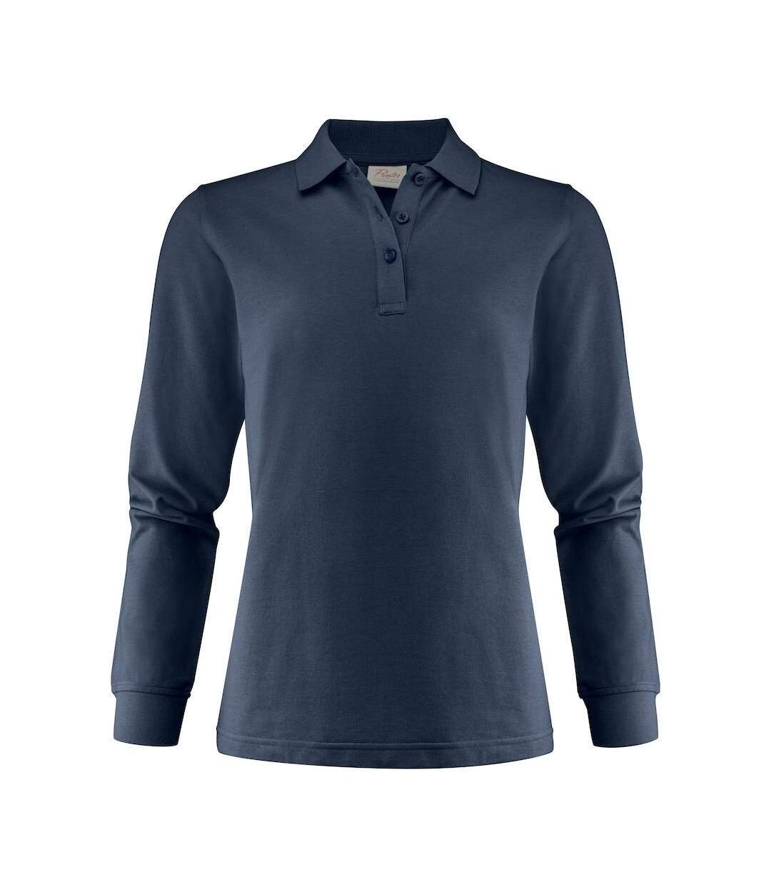 Womens/ladies Surf Pro T-shirt Navy Printer-1
