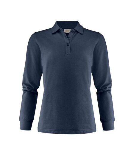 Womens/ladies Surf Pro T-shirt Navy Printer