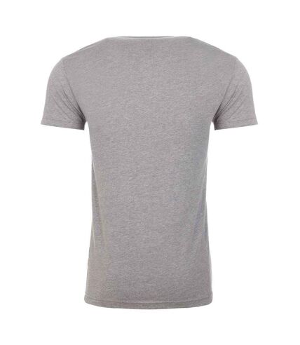 T-shirt adulte gris foncé chiné Next Level Apparel