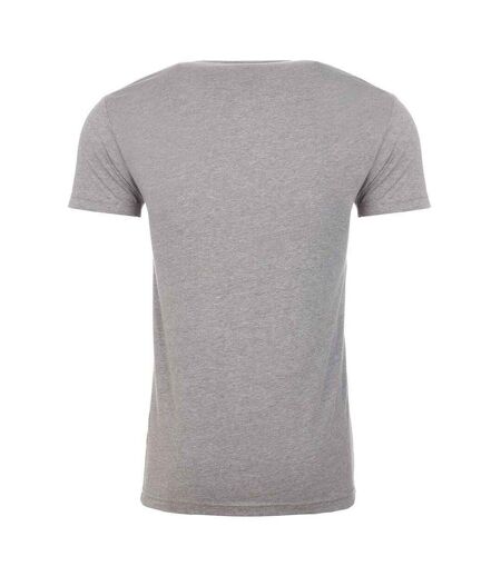 T-shirt adulte gris foncé chiné Next Level Apparel