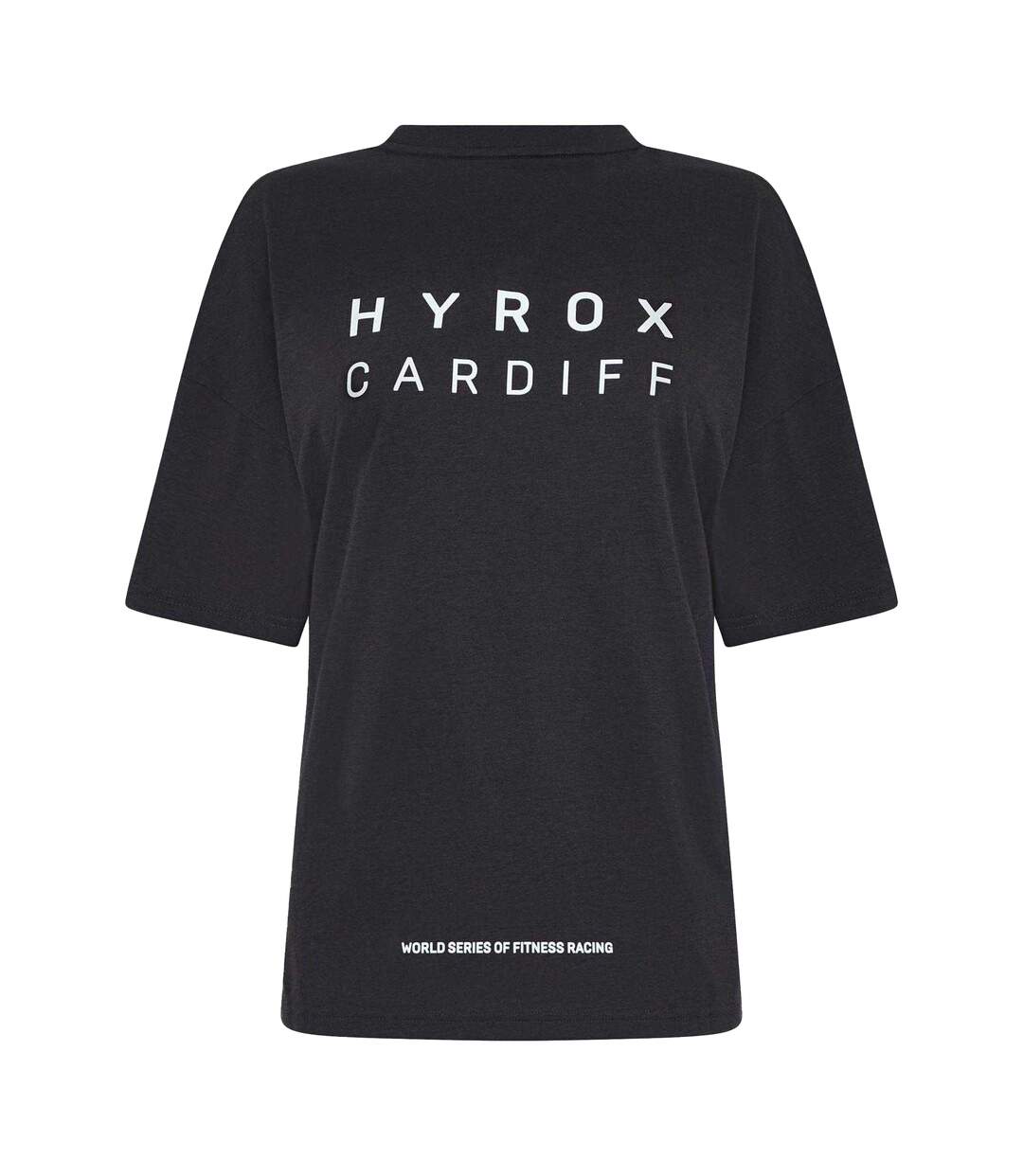 Womens/ladies Hyrox Logo Performance T-shirt Dark Grey Puma-2