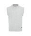 Mens Crew Neck Sleeveless Sweater Vest Light Grey Firetrap-1
