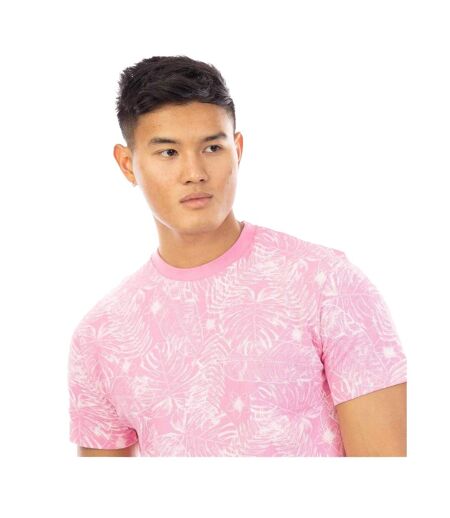 T-shirt Motif/style Imprimé Feuille Madders Homme Rose Peter Werth