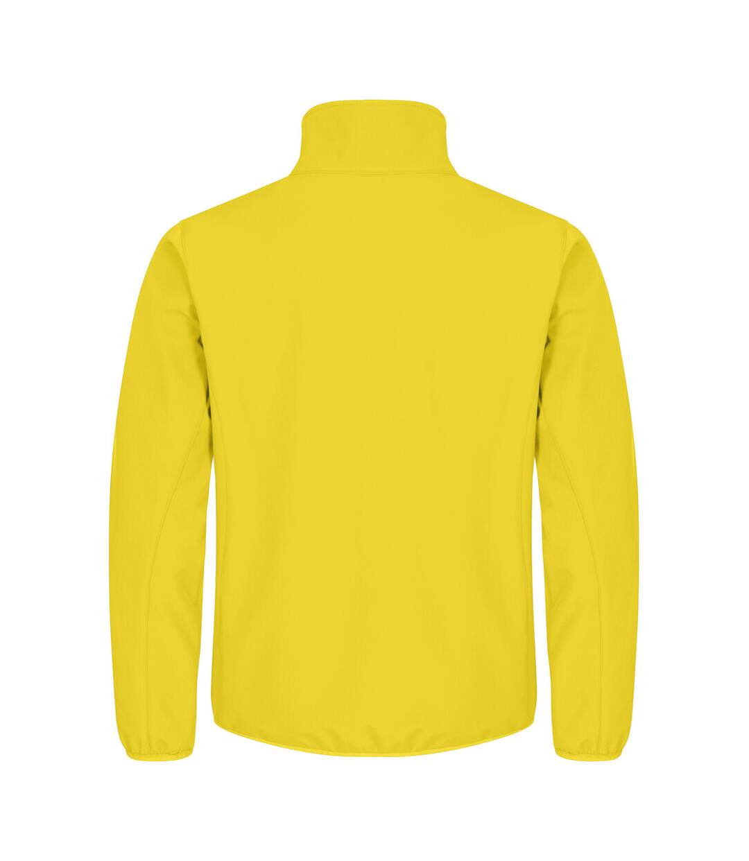 Mens classic soft shell jacket lemon Clique-2
