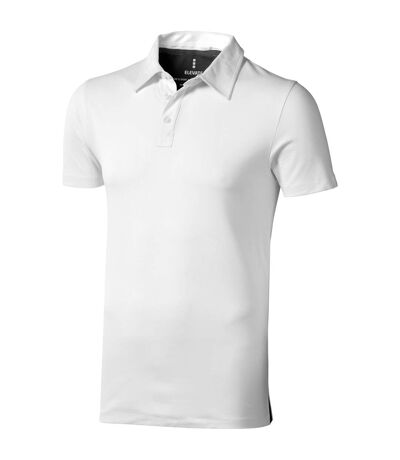 Elevate Mens Markham Short Sleeve Polo (White) - UTPF1819