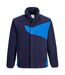 Mens pw2 fleece jacket navy/royal blue Portwest-2