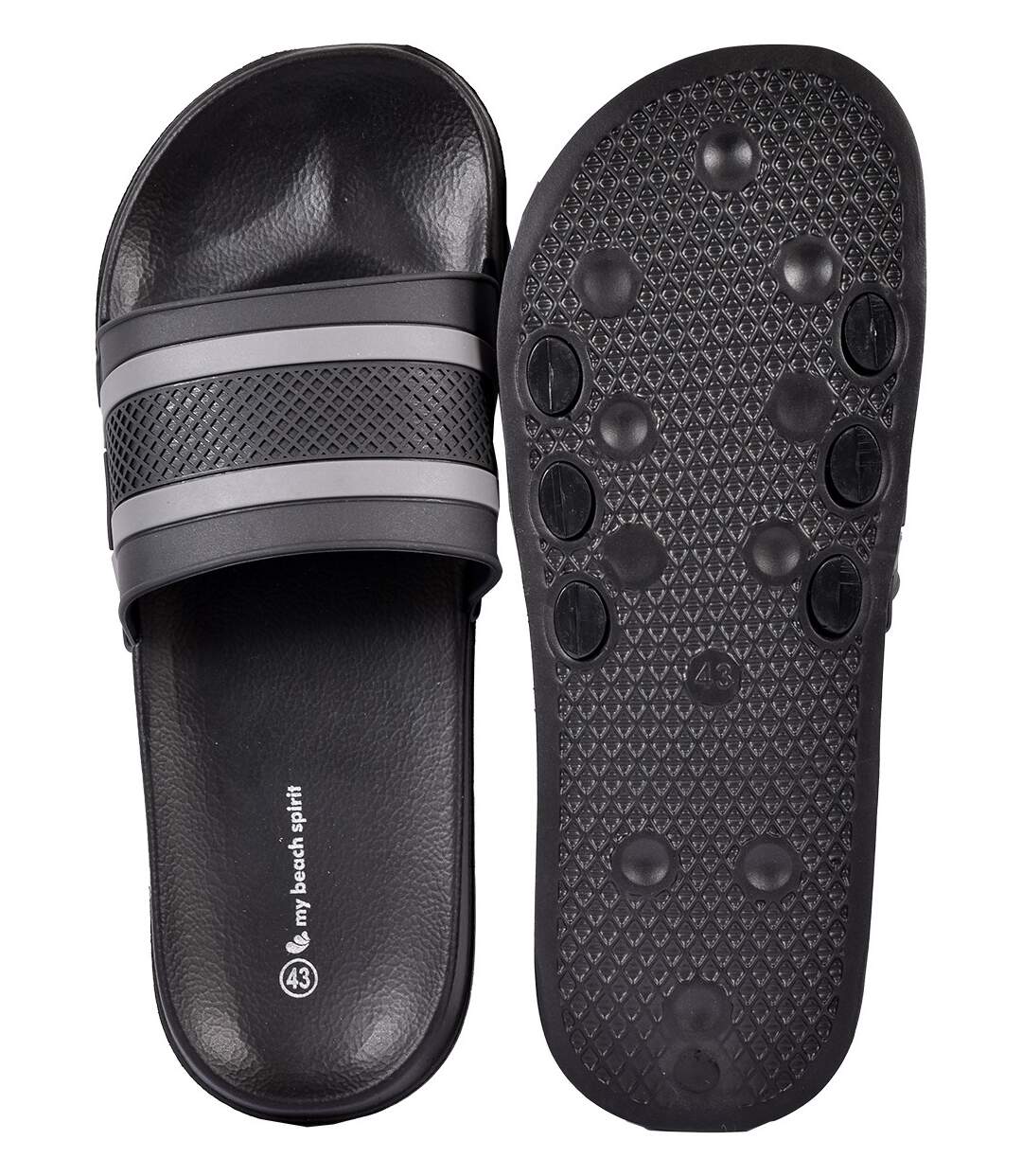 Claquette Sandale Piscine EVA MBS02047 NOIR-4