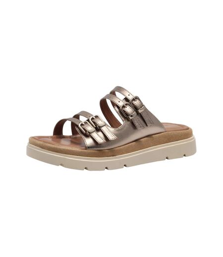 Sandales Compensé Cuir Tamaris
