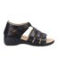 Fleet & Foster Womens/Ladies Julie Leather Sandals (Black) - UTFS9931