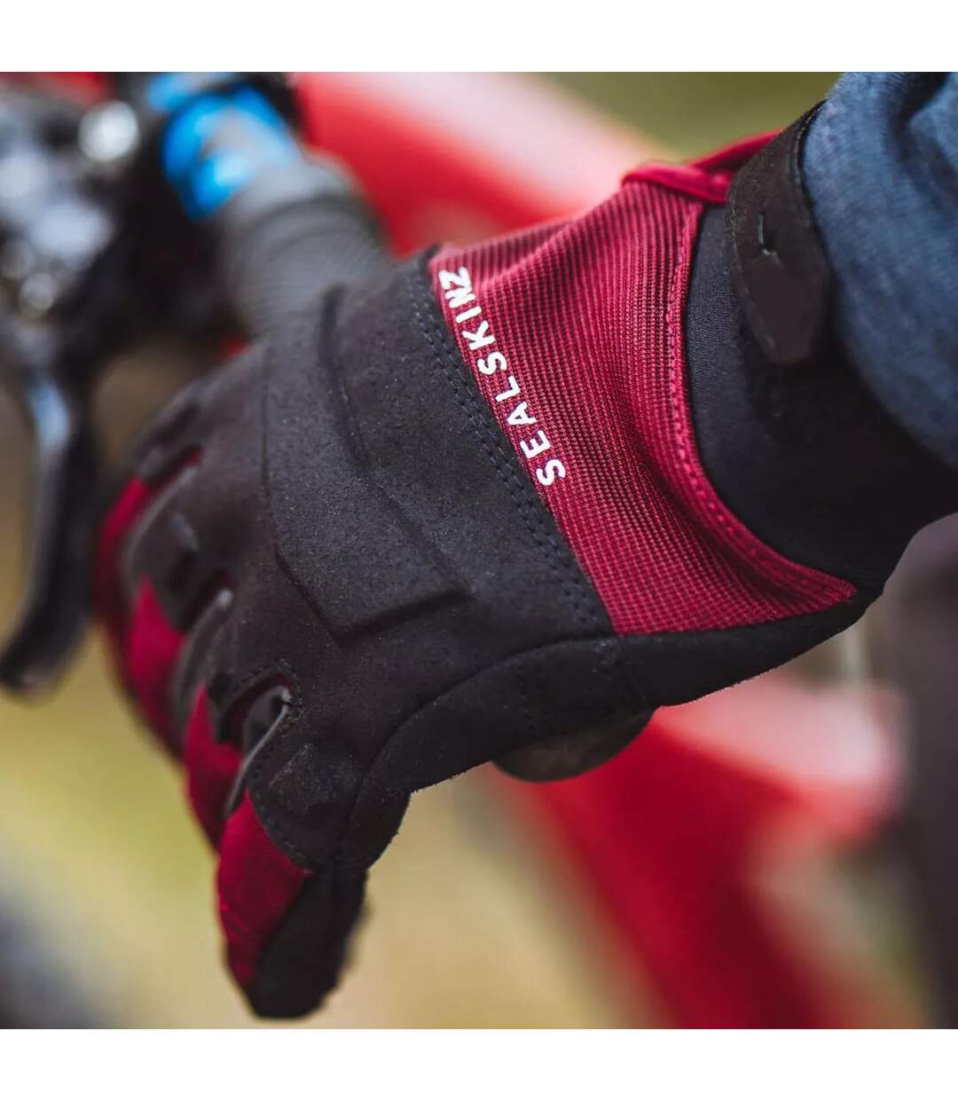 Mens & Ladies Waterproof All Weather MTB Mountain Bike Gloves-4